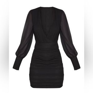 PLT BLACK LONG SLEEVE DRESS